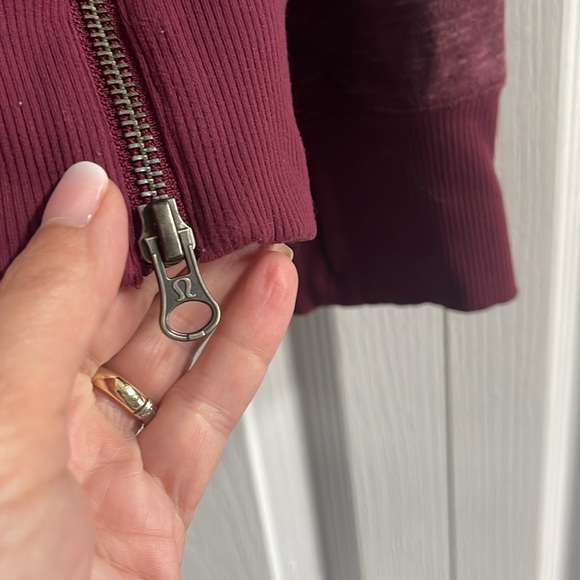🍋 Lululemon Om & Roam Marled Rust Berry Hoodie 6 - Picture 7 of 10